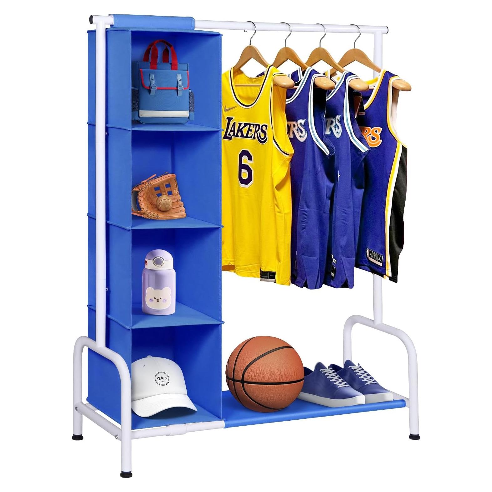 Rack de Disfraces para Niños Univivi, Almacenamiento 3 Estantes