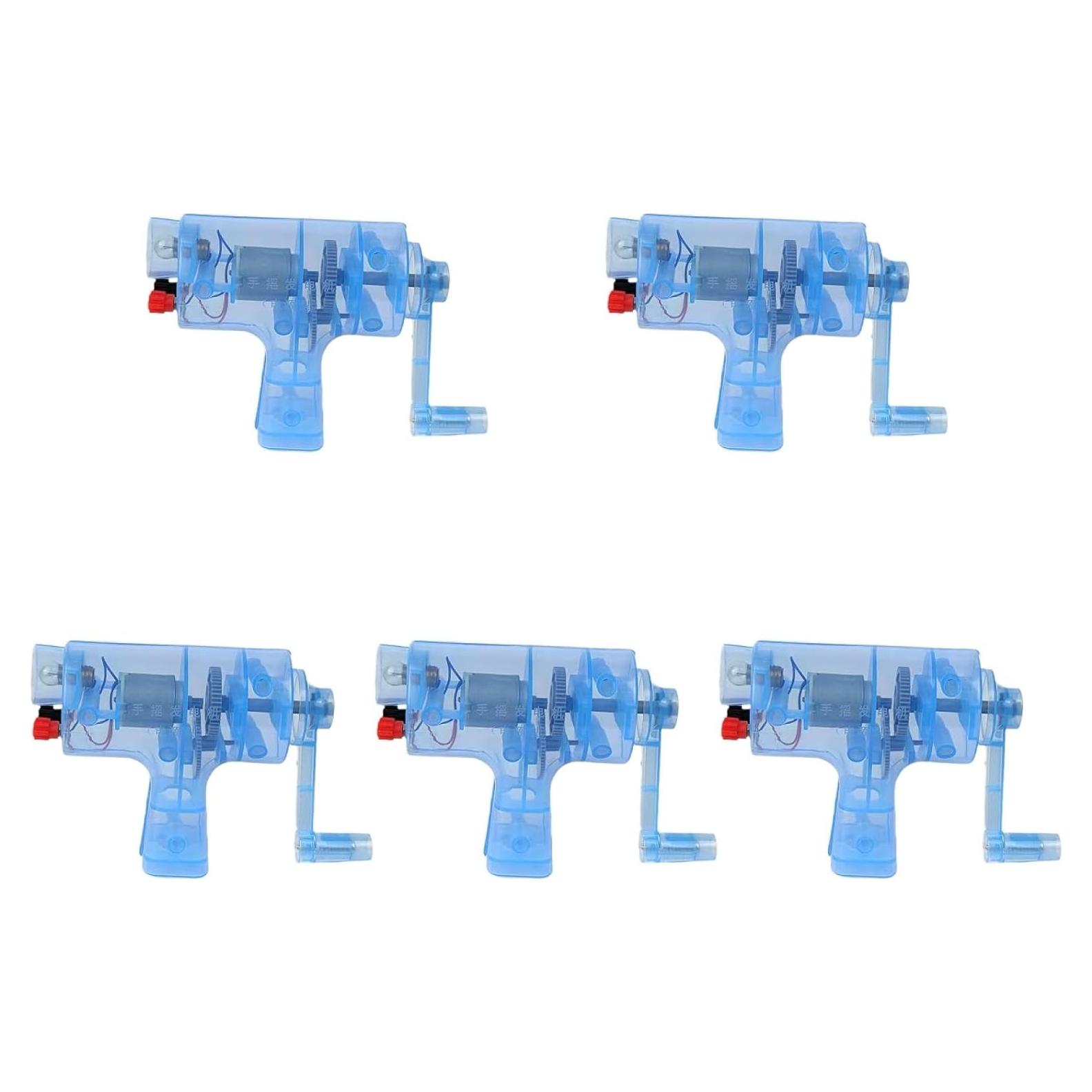 Generador Manual Portátil GANAZONO 5pcs 0.6W Azul
