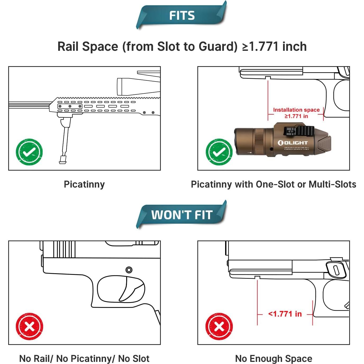 Linterna Táctica OLIGHT Baldr Pro R 1350 Lúmenes USB