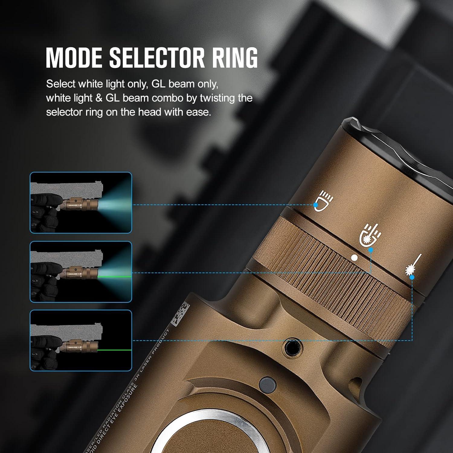 Linterna Táctica OLIGHT Baldr Pro R 1350 Lúmenes USB