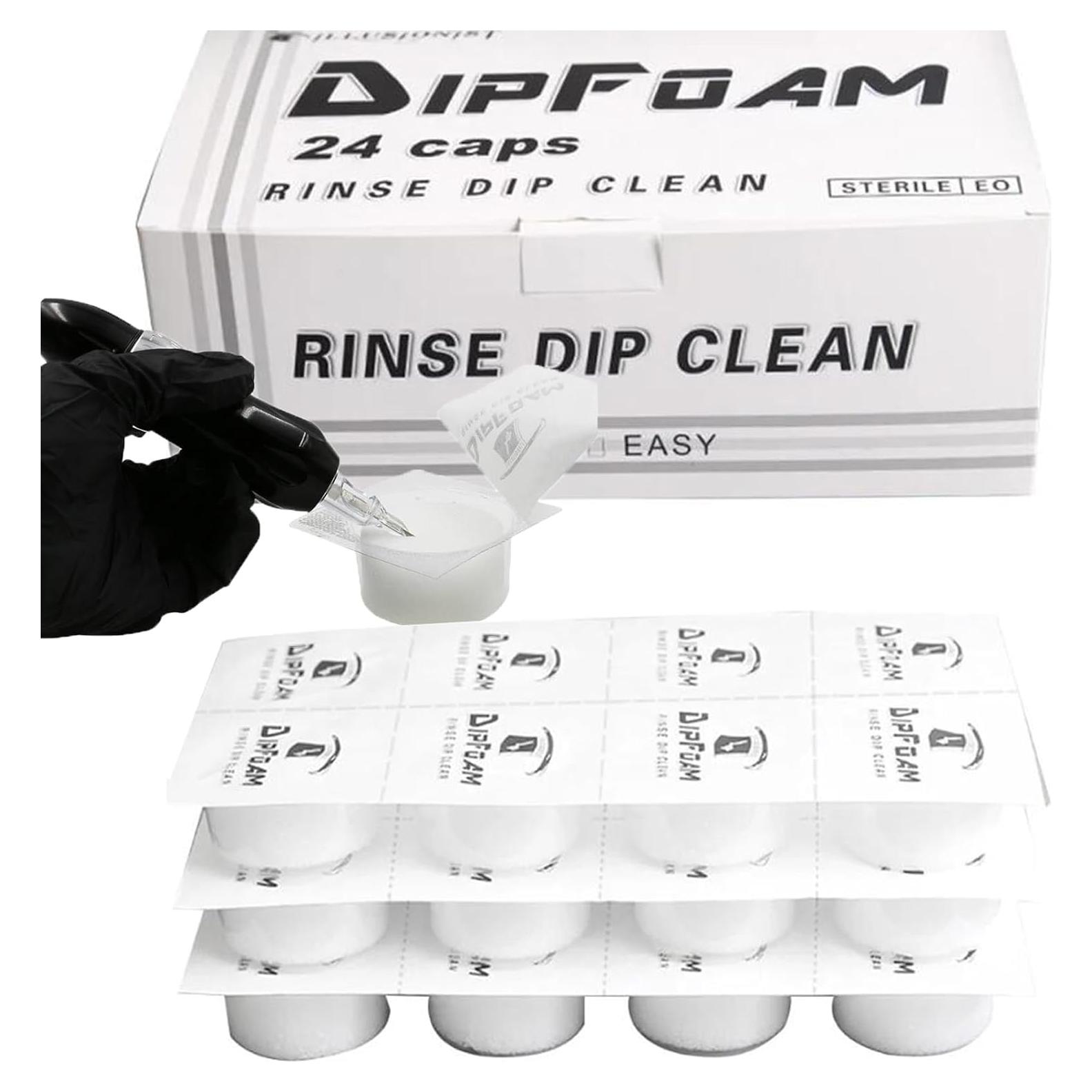 Espuma Dip para Tatuajes LXIANGN - 24 Piezas Desechables