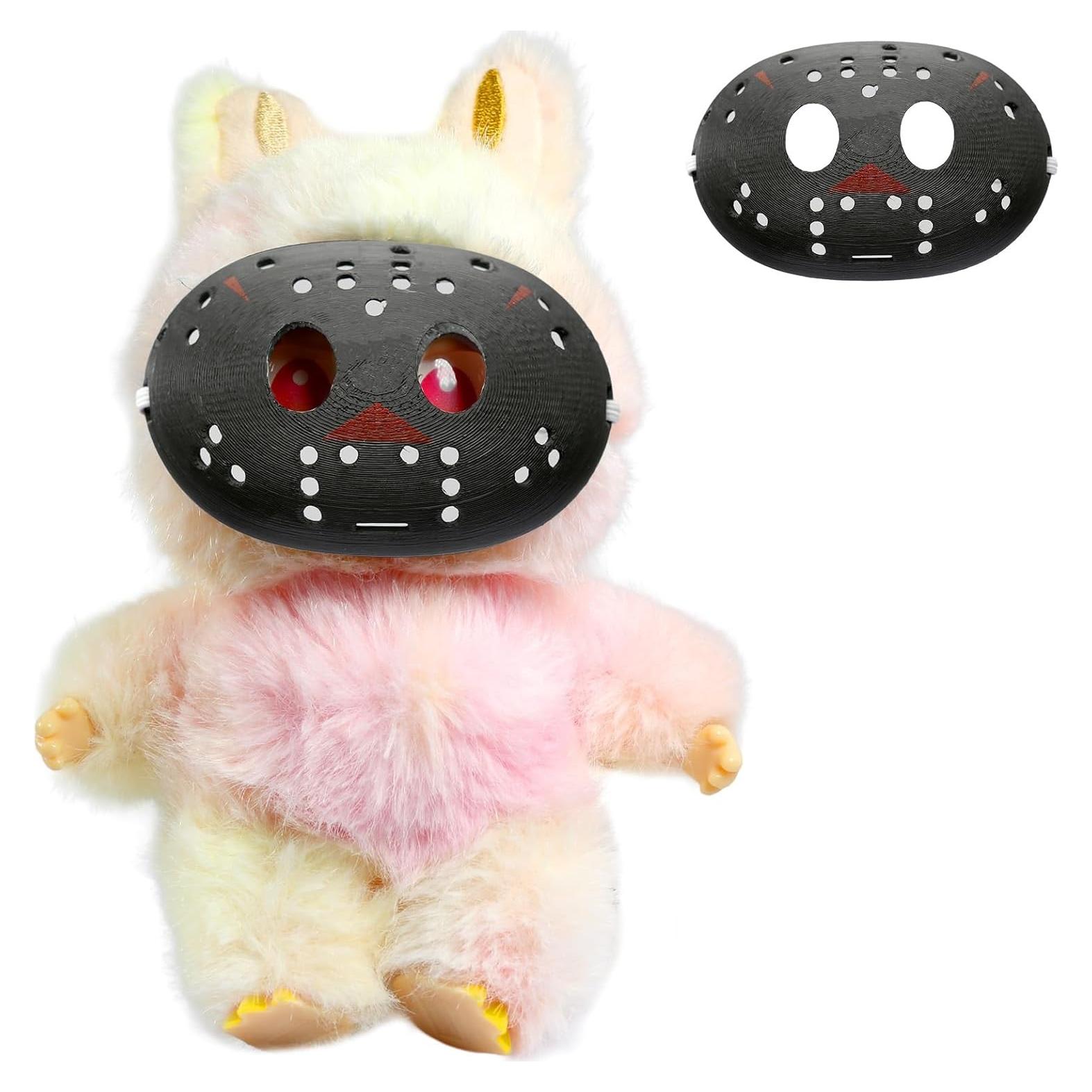 Máscara de Personaje Premium Labubu para Muñecas 17CM