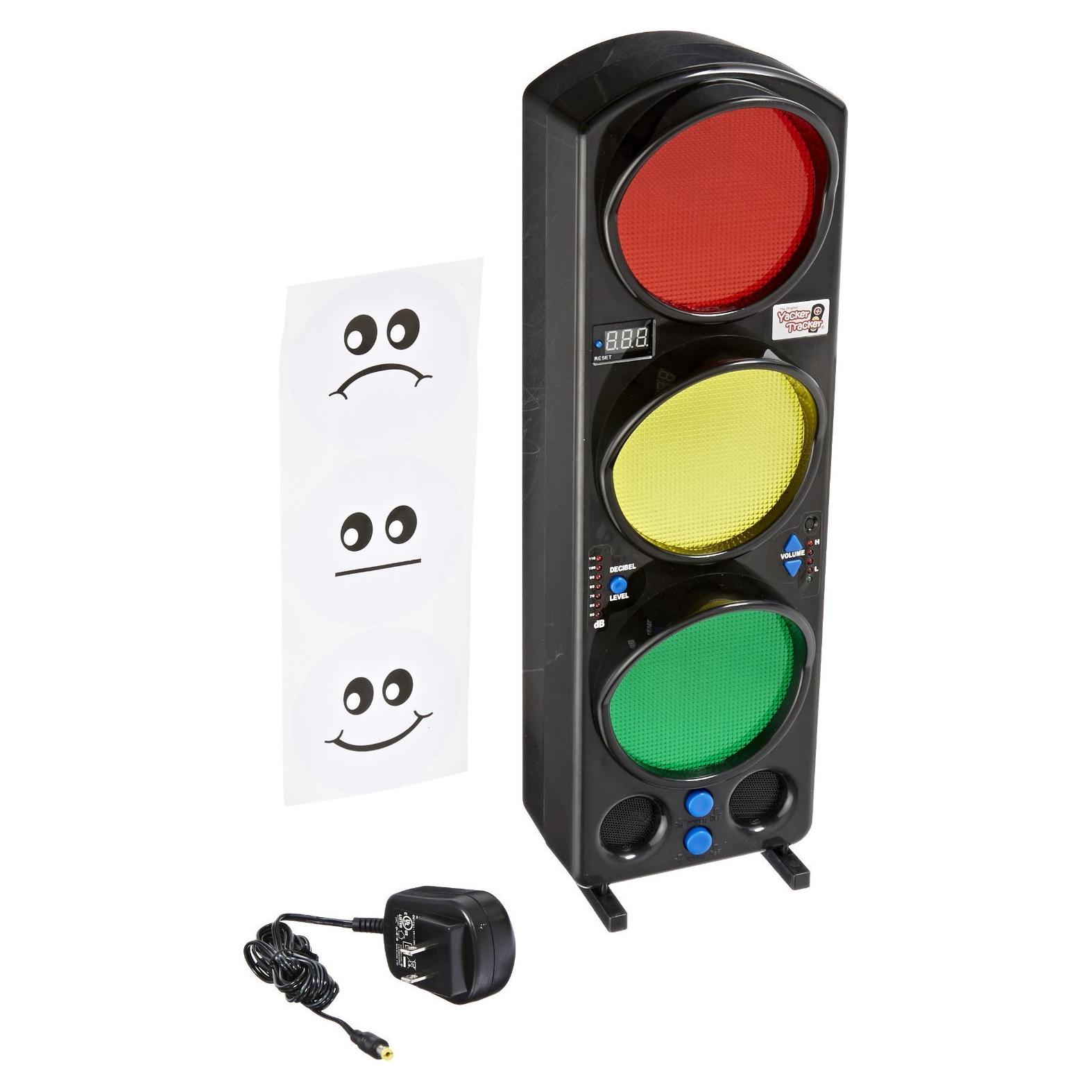 Monitor de Nivel de Ruido LED AGI 30 cm, Sirena y Voz