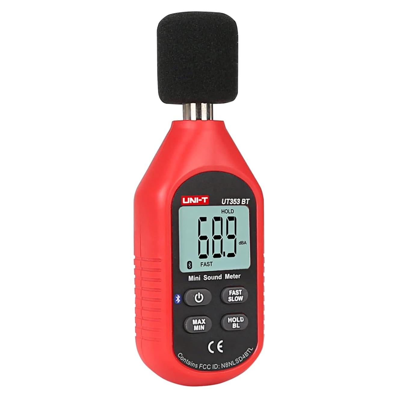 Medidor de Decibelios UNI-T UT353BT Bluetooth 30-130 dBA