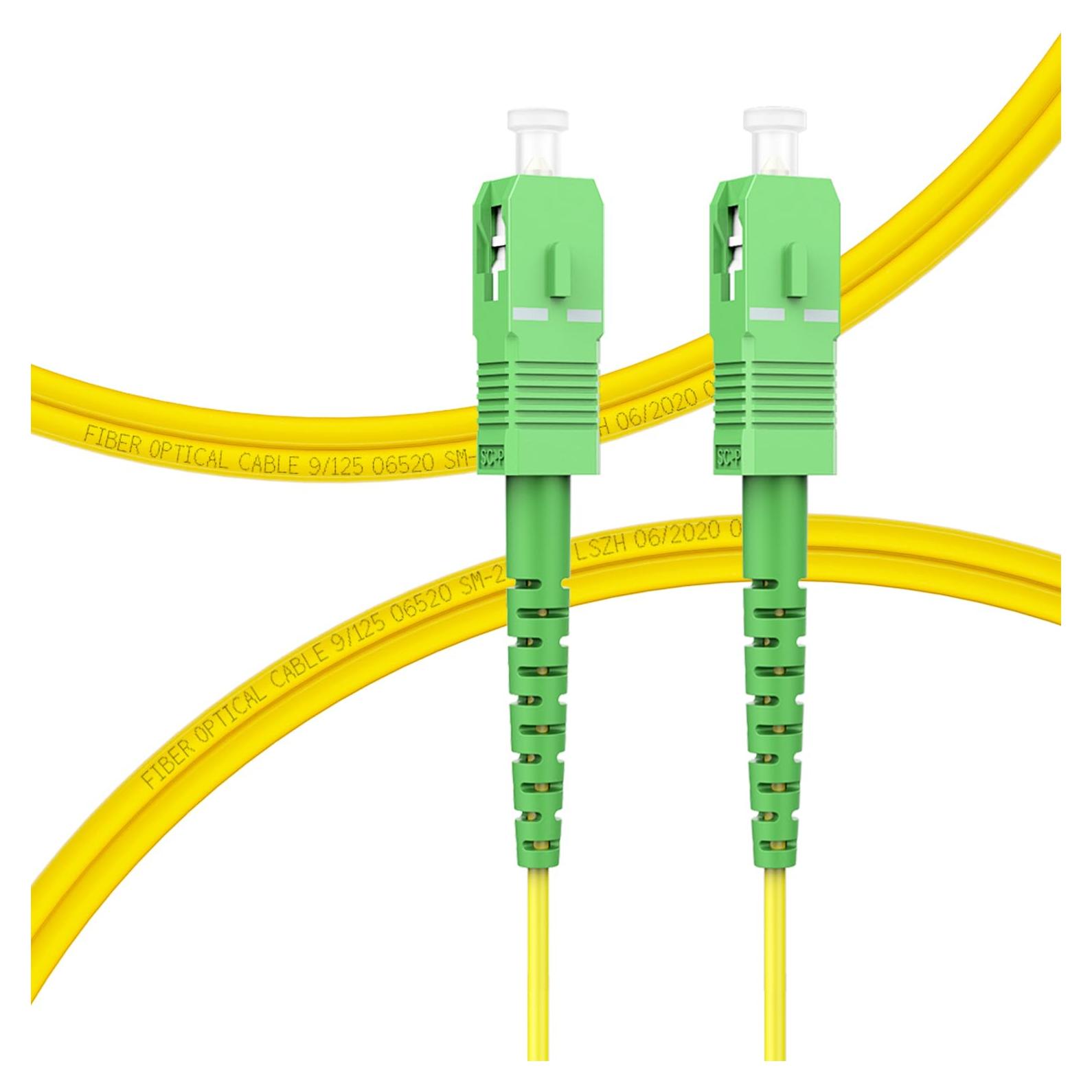 Cable de Fibra Óptica FLYPROFiber 1m SC/APC Modo Único 9/125µm