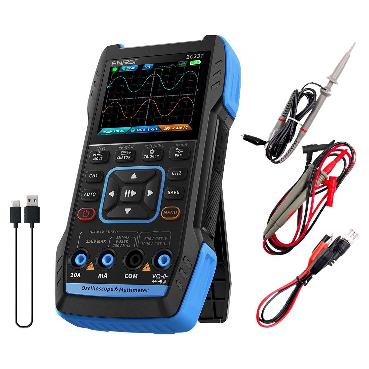 Osciloscopio de Mano 3 en 1 HXT-2C23T 10MHz 50MSa/s