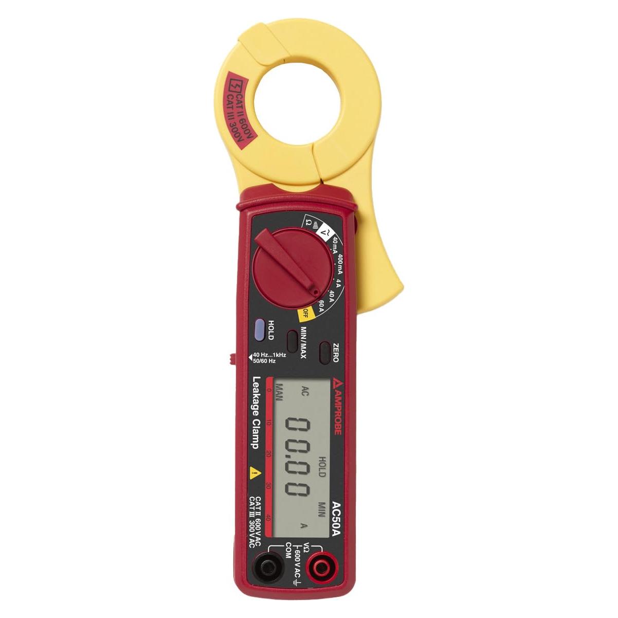 Medidor de Pinza de Fugas de CA Amprobe AC50A 400V 60A