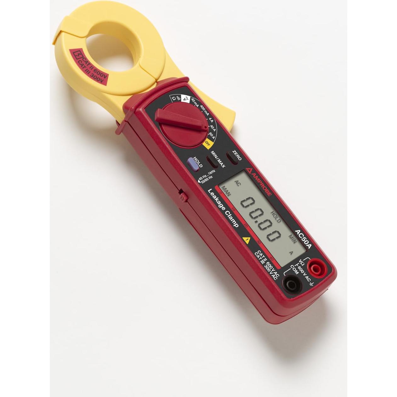Medidor de Pinza de Fugas de CA Amprobe AC50A 400V 60A