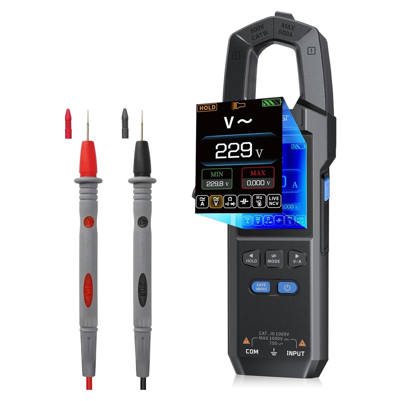 Multímetro Digital de Pinza FNIRSI DMC-100 10000 Cuentas