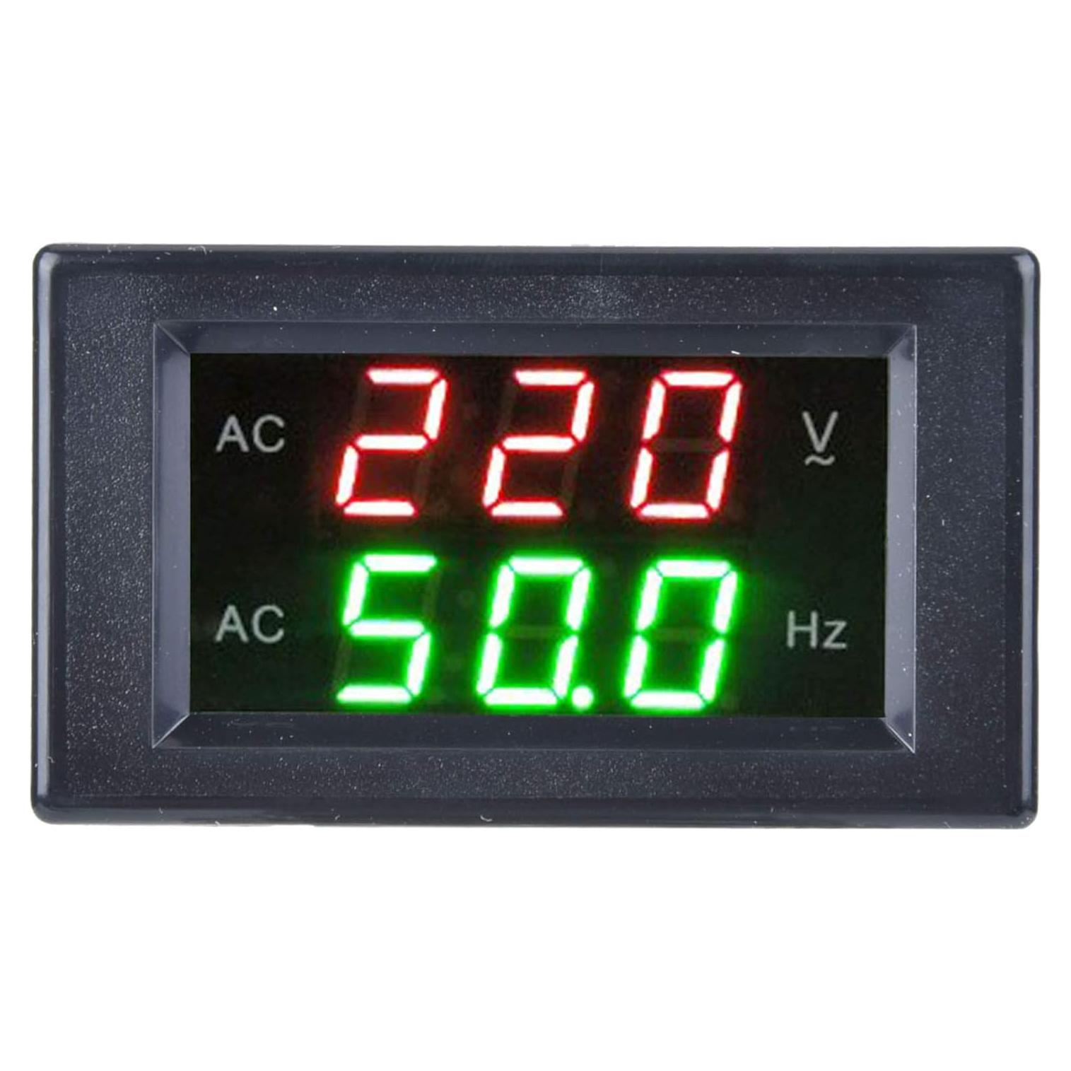 Medidor Digital de Frecuencia y Voltaje CA Tiiyee YB4835VF 80-500V