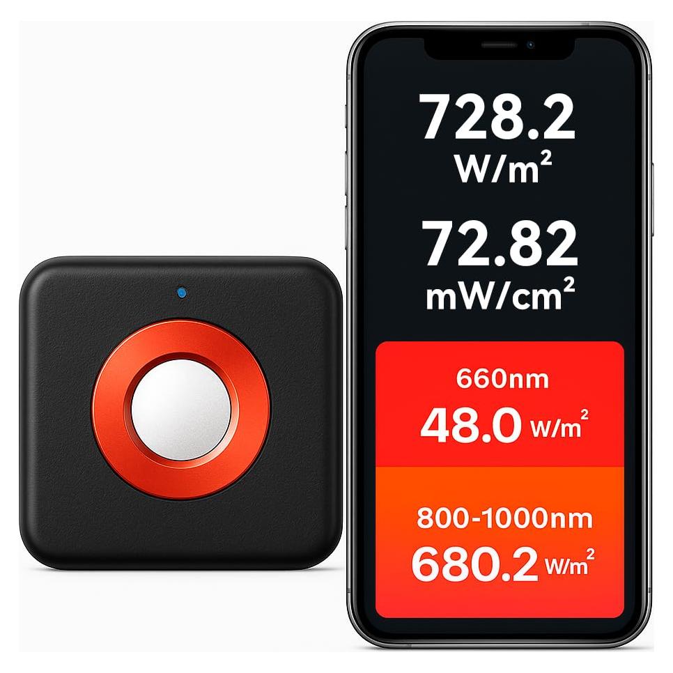 Medidor de Luz Fototerapia LED de Precisión de-power AH-Quantuv