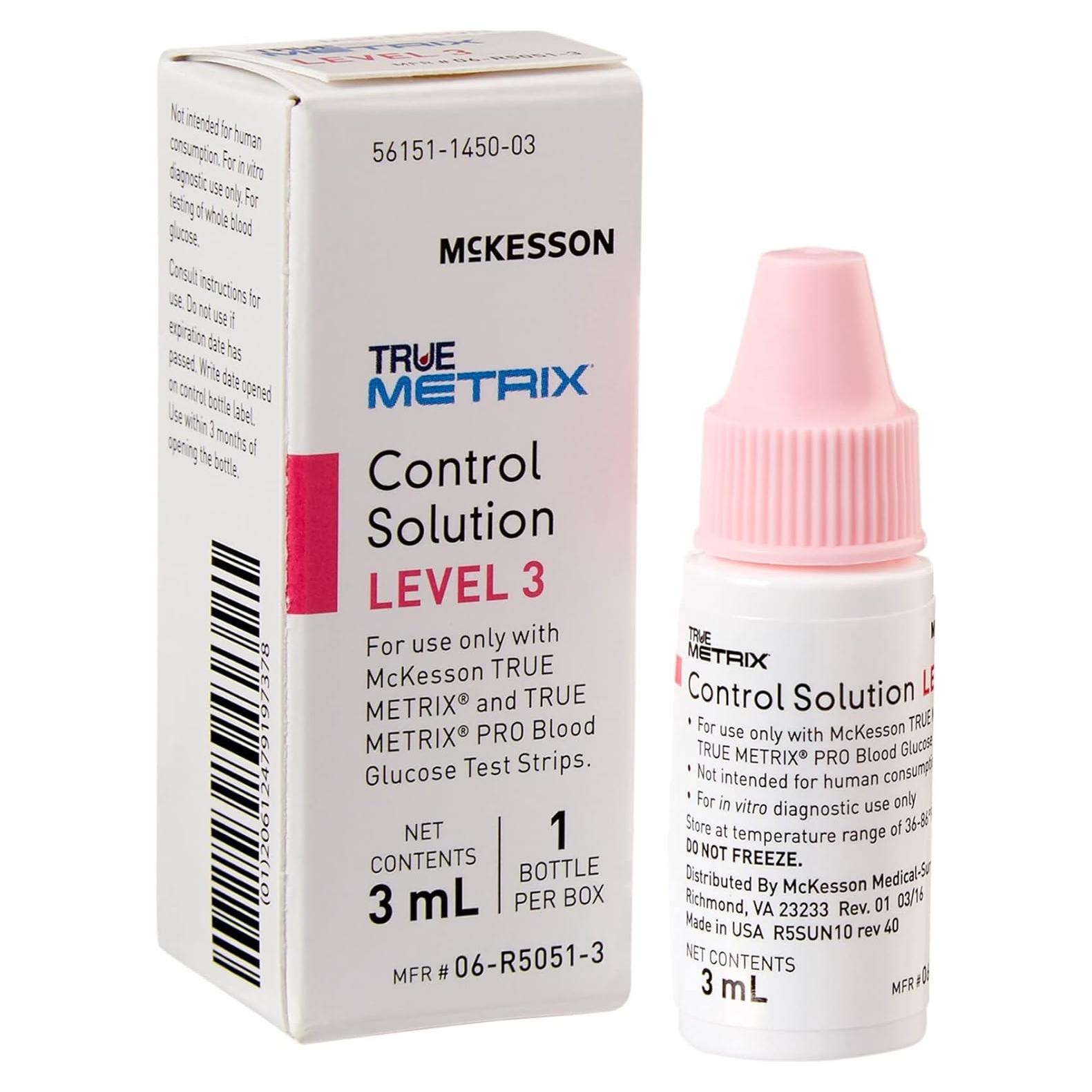 Solución de Control McKesson True Metrix Nivel 3 3 mL