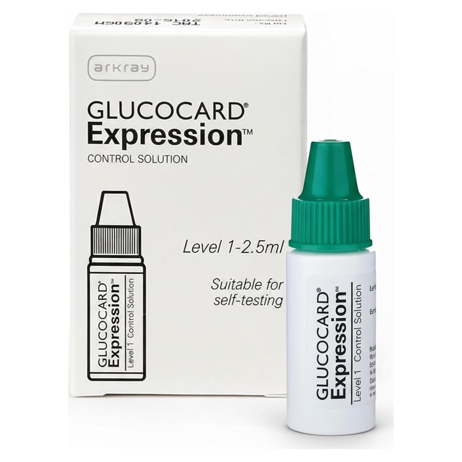 Solución de Control Glucocard Expression Arkray Nivel 1 2.5ml