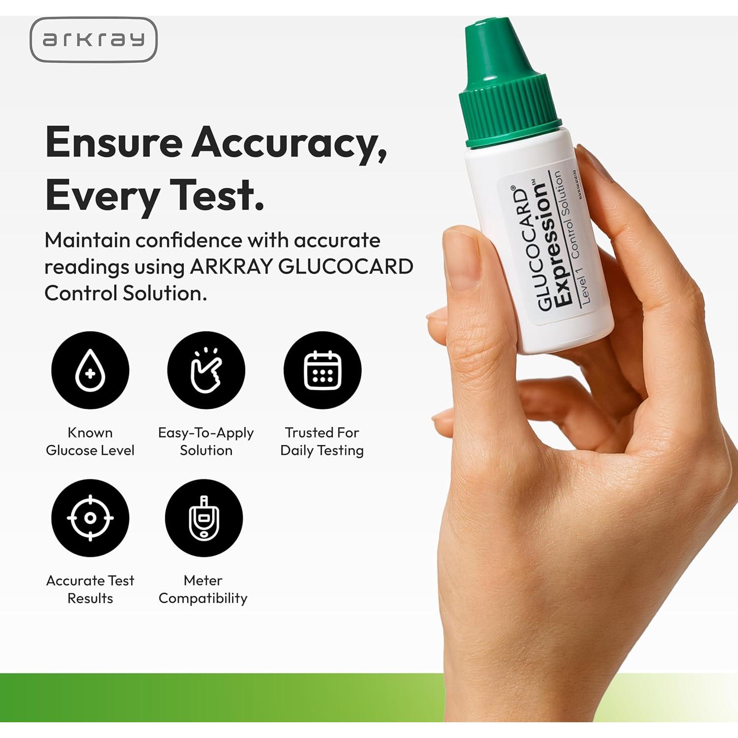 Solución de Control Glucocard Expression Arkray Nivel 1 2.5ml