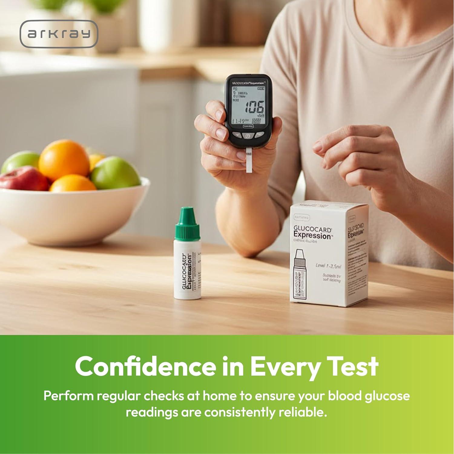 Solución de Control Glucocard Expression Arkray Nivel 1 2.5ml