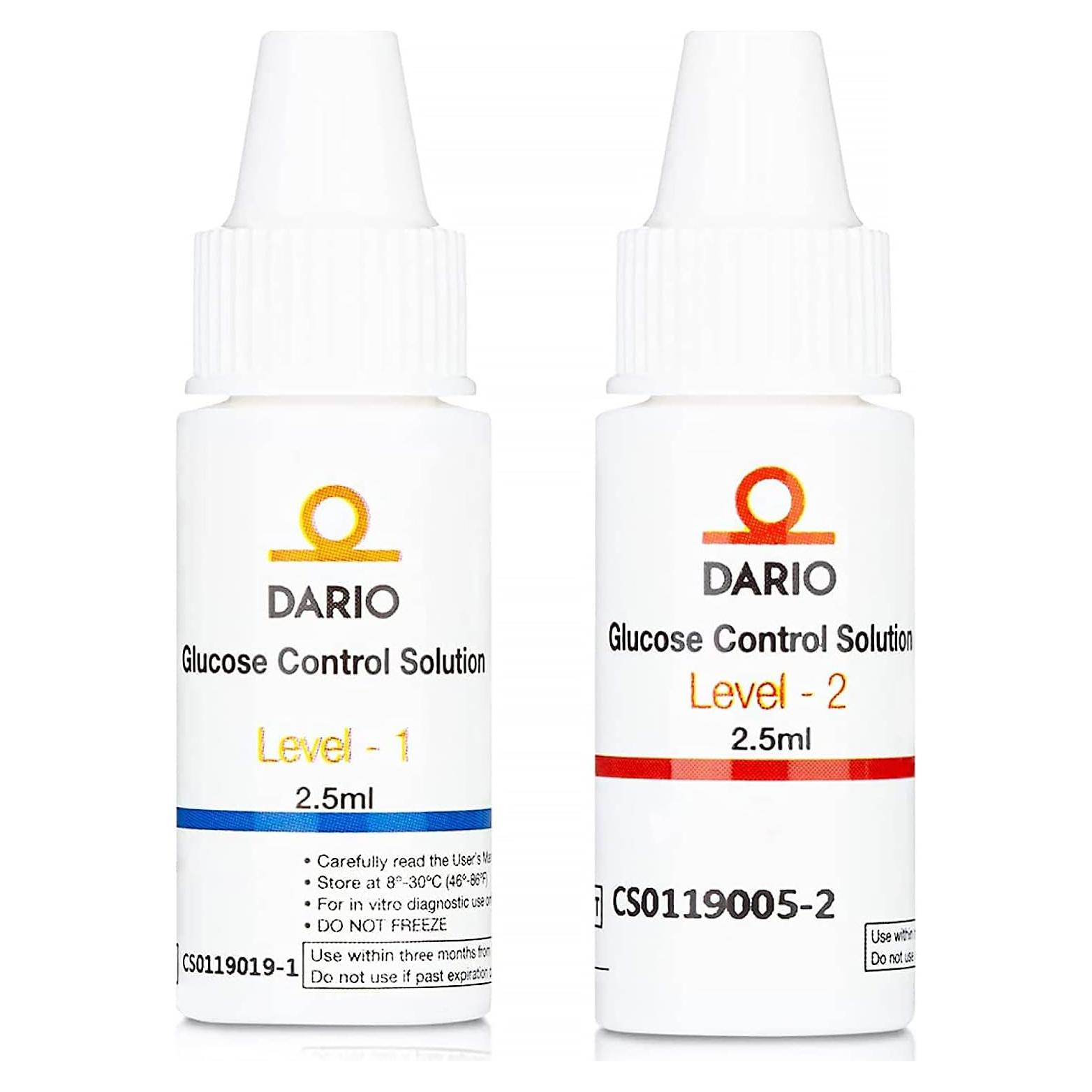 Solución de Control de Glucosa Dario - Niveles 1 y 2 (2.5ml)