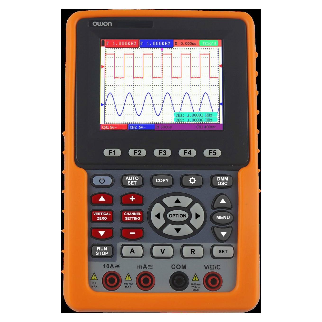 Osciloscopio Digital Portátil OWON HDS1021M-N 20MHz 500MS/s