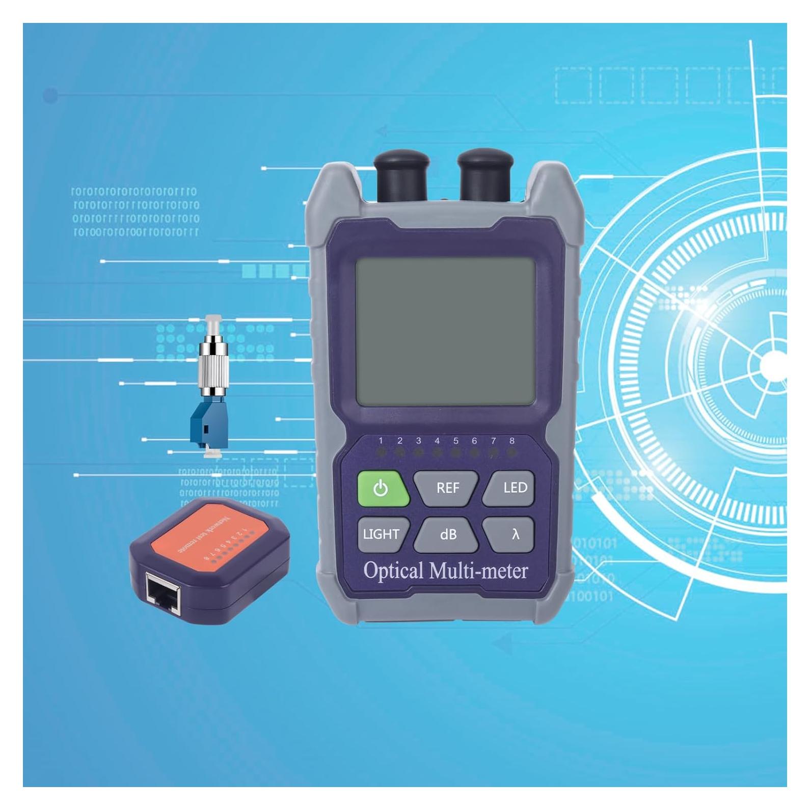 Probador de fibra óptica 4 en 1 Fyboptwu OPM y VFL 2mW