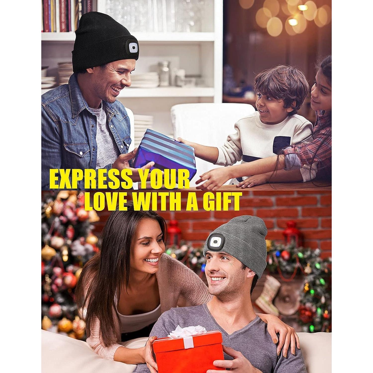 Gorro LED Unisex MELASA con Luz Recargable USB - Invierno