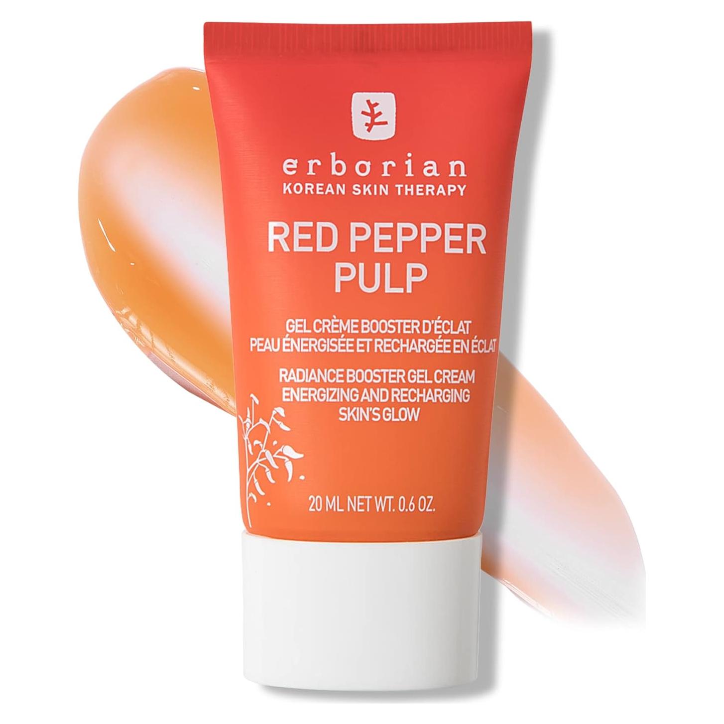 Gel Hidratante Facial Erborian Pimiento Rojo 17g - Piel Iluminada