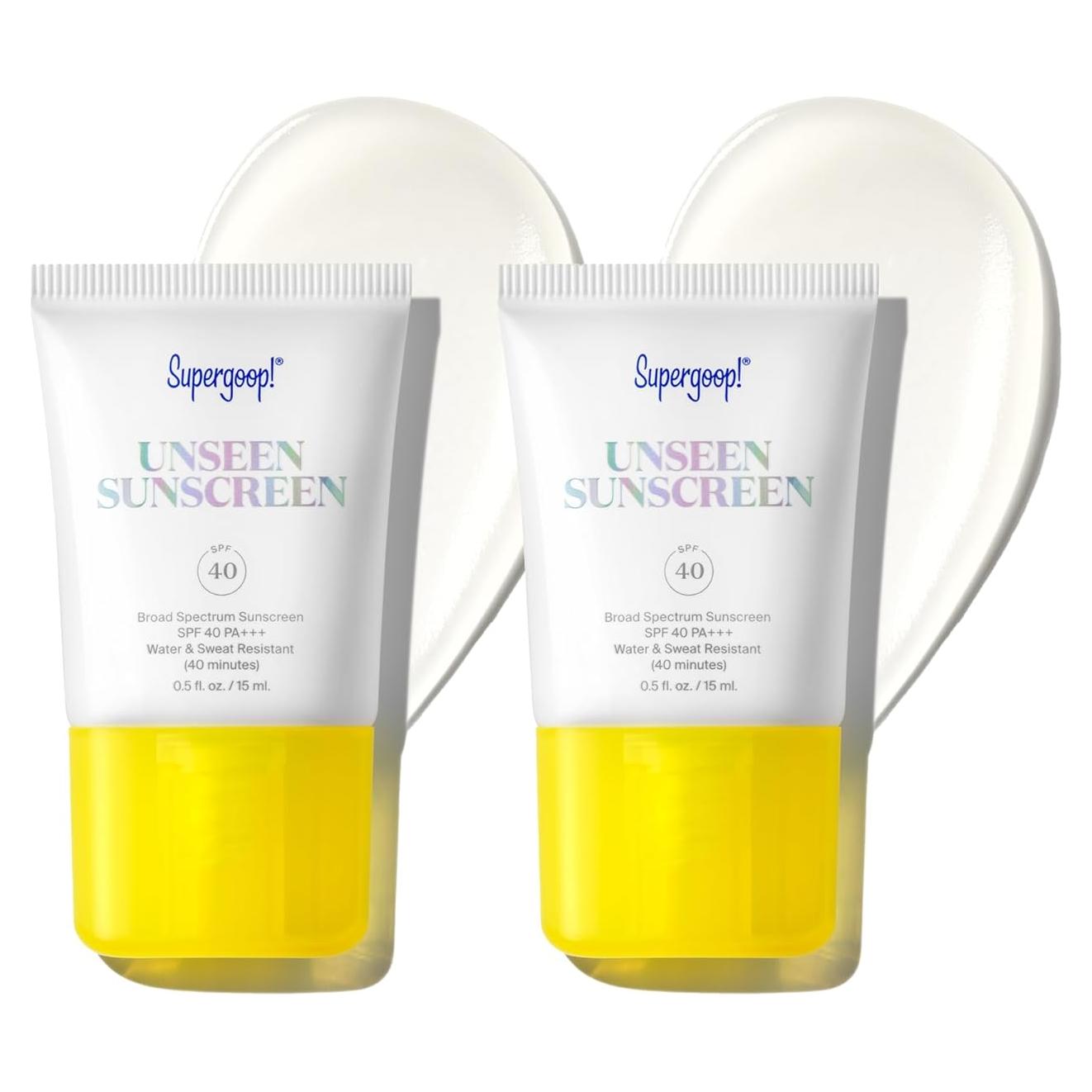 Protector Solar Invisible Supergoop! SPF 40 - 14.79 ml x2