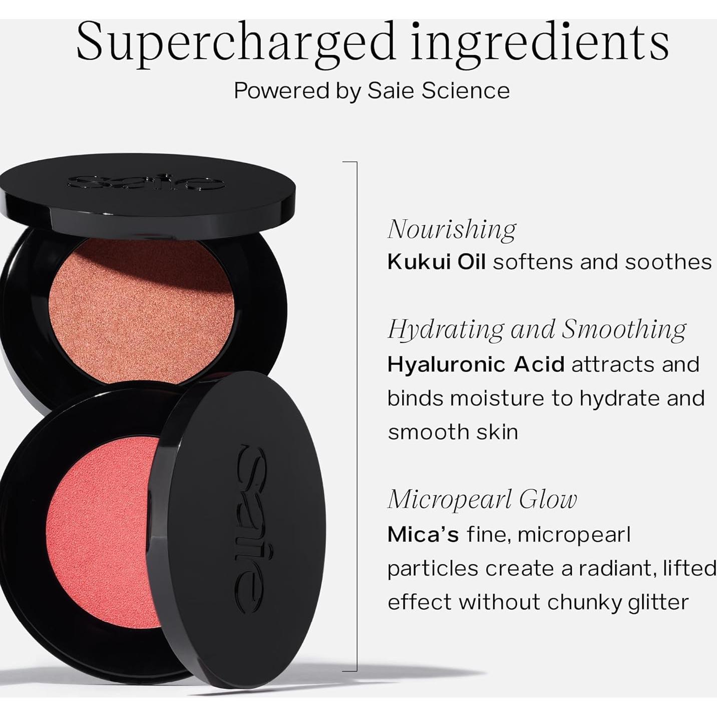 Iluminador y Rubor en Crema Saie Glow Sculpt Quartzglow 4.57 g