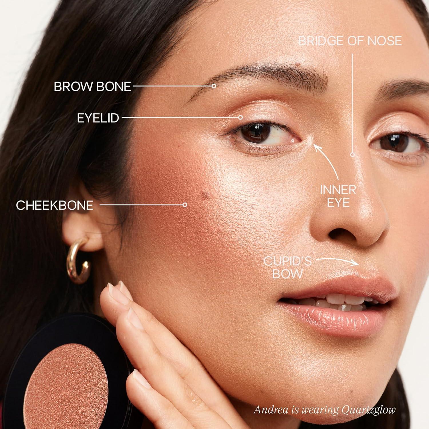 Iluminador y Rubor en Crema Saie Glow Sculpt Quartzglow 4.57 g