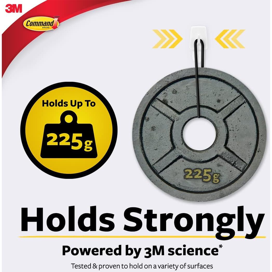 Ganchos Micro Command Blanco 3 Unidades 0.23 kg Colgantes