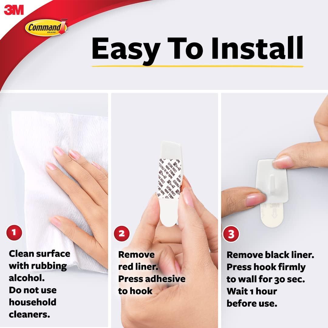 Ganchos Micro Command Blanco 3 Unidades 0.23 kg Colgantes