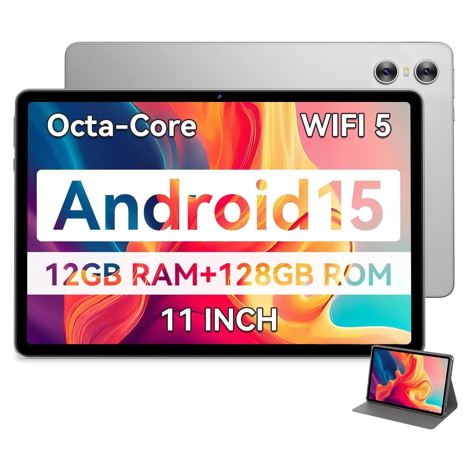 Tableta Android 15 SVITOO P11 11" 12GB RAM 128GB Gris