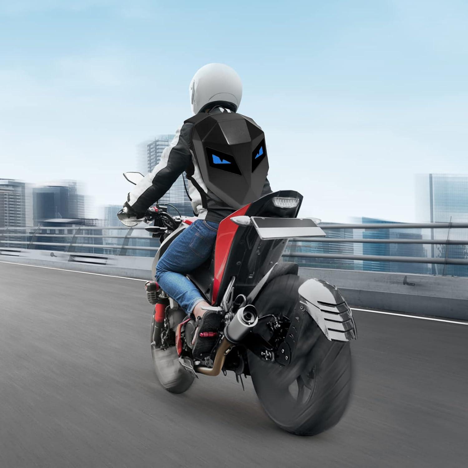 Mochila LED Inteligente para Laptop Hf-t5, Impermeable, 35L