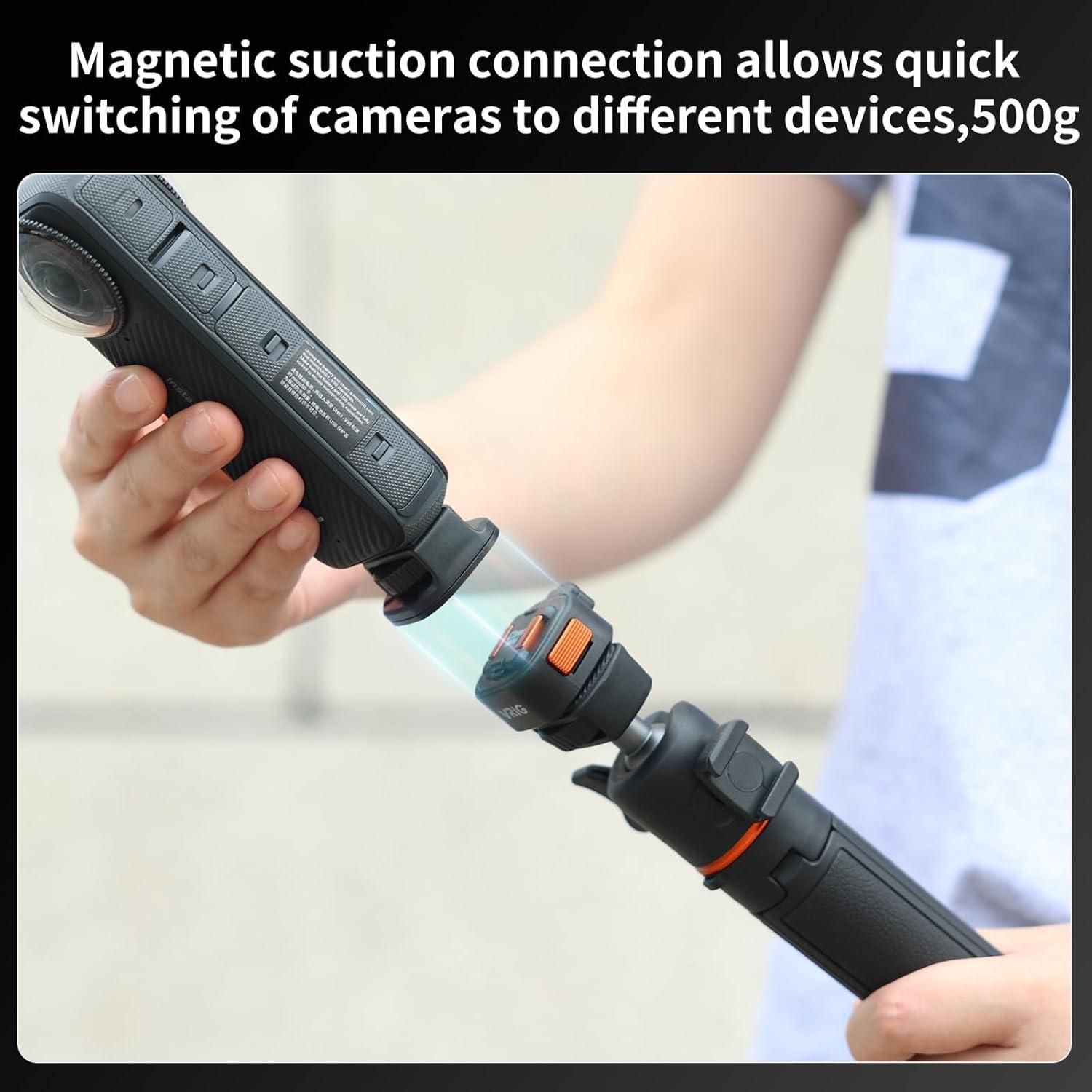 Placa de liberación rápida VRIG Claw Mini 1/4 para trípode