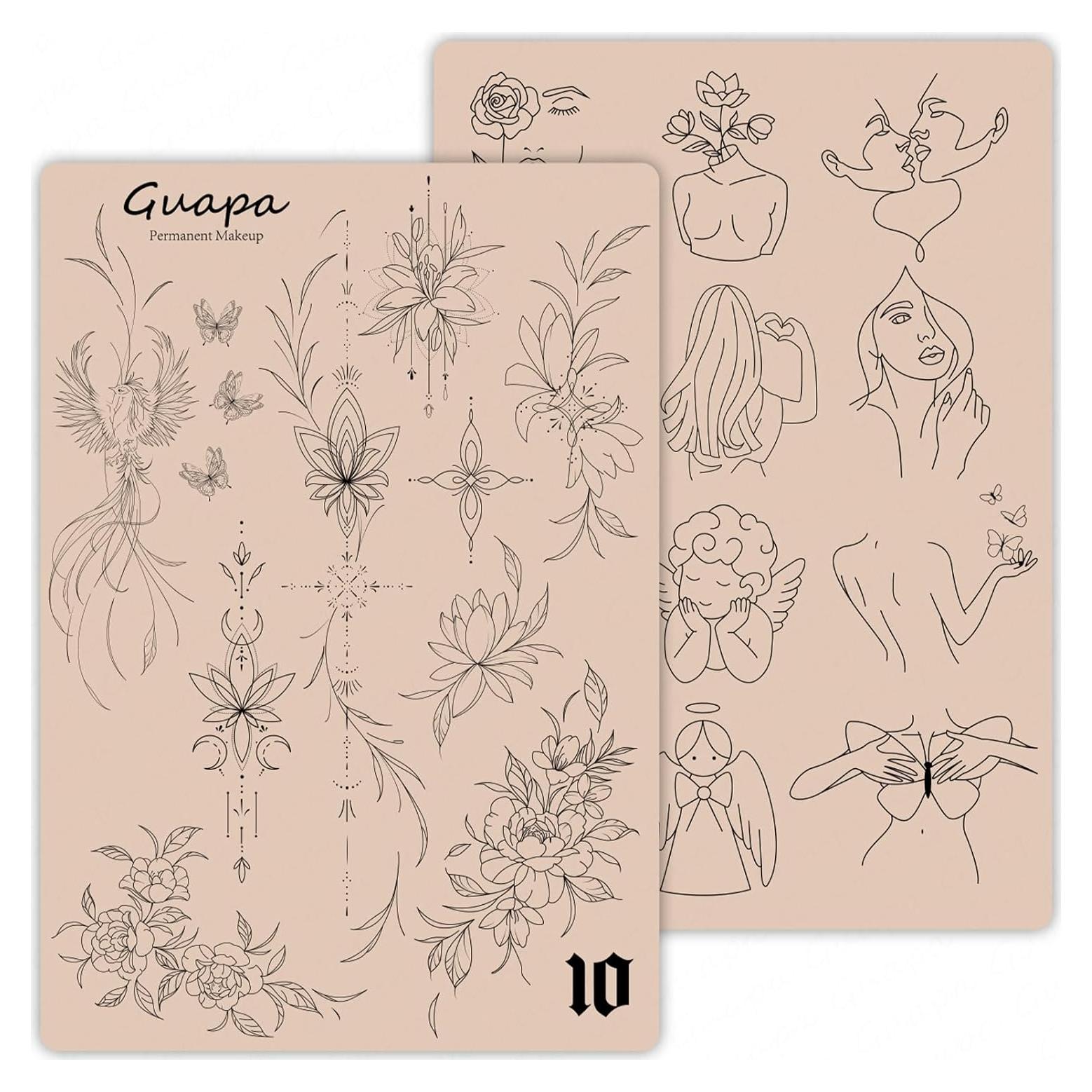 Piel de Práctica para Tatuajes Guapa Madre e Hijo 22x15cm