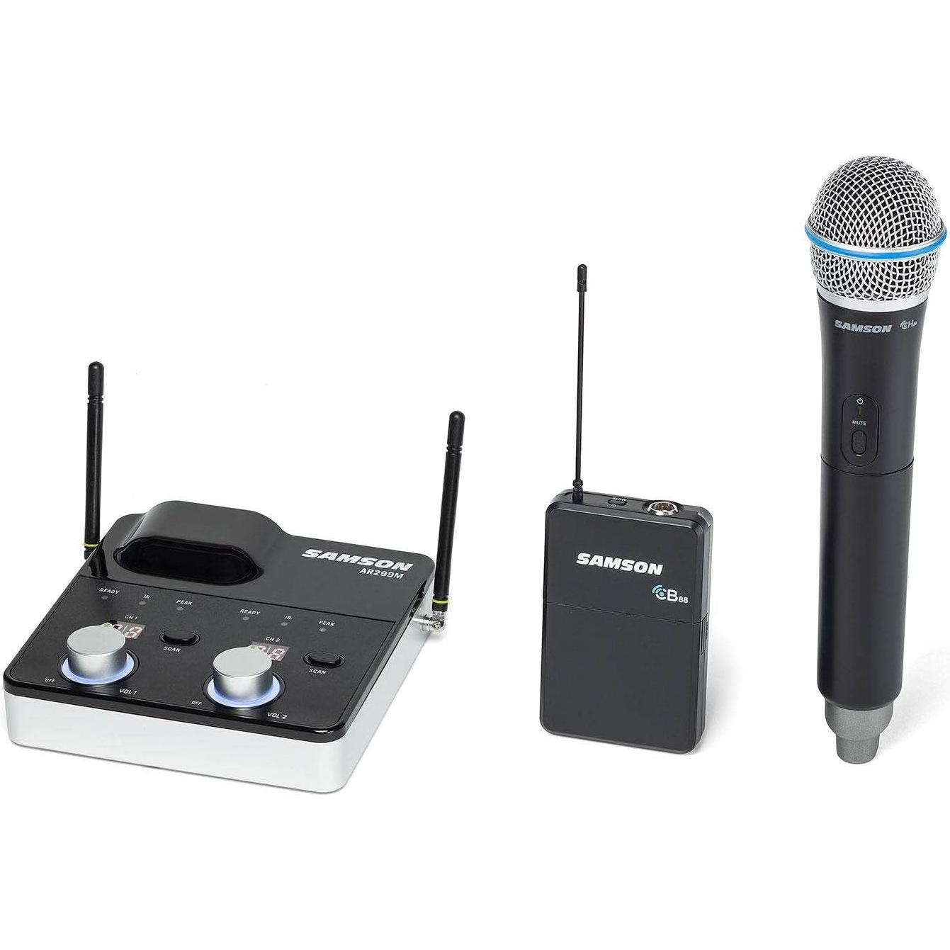 Sistema Inalámbrico Dual-Canal Samson Concert 288m