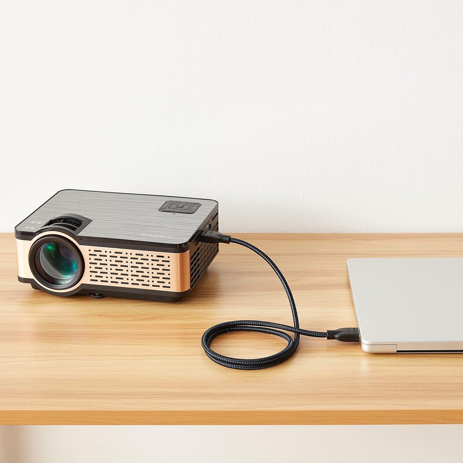 Cable HDMI Amazon Basics 0.91m 4K 60Hz Nylon Trenzado