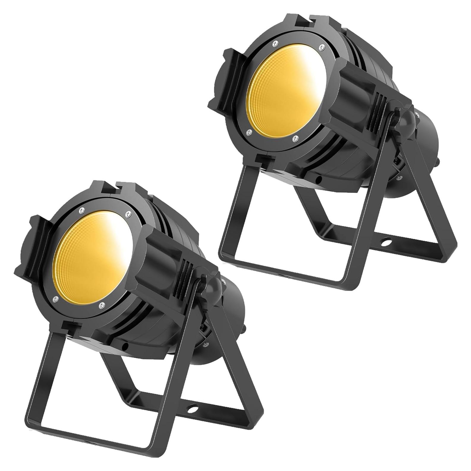 2 Focos COB 80W HOLDLAMP Luz de Escenario DMX Metal