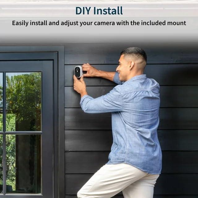 Cámara de Seguridad Inalámbrica Arlo Esencial 1080p con Foco