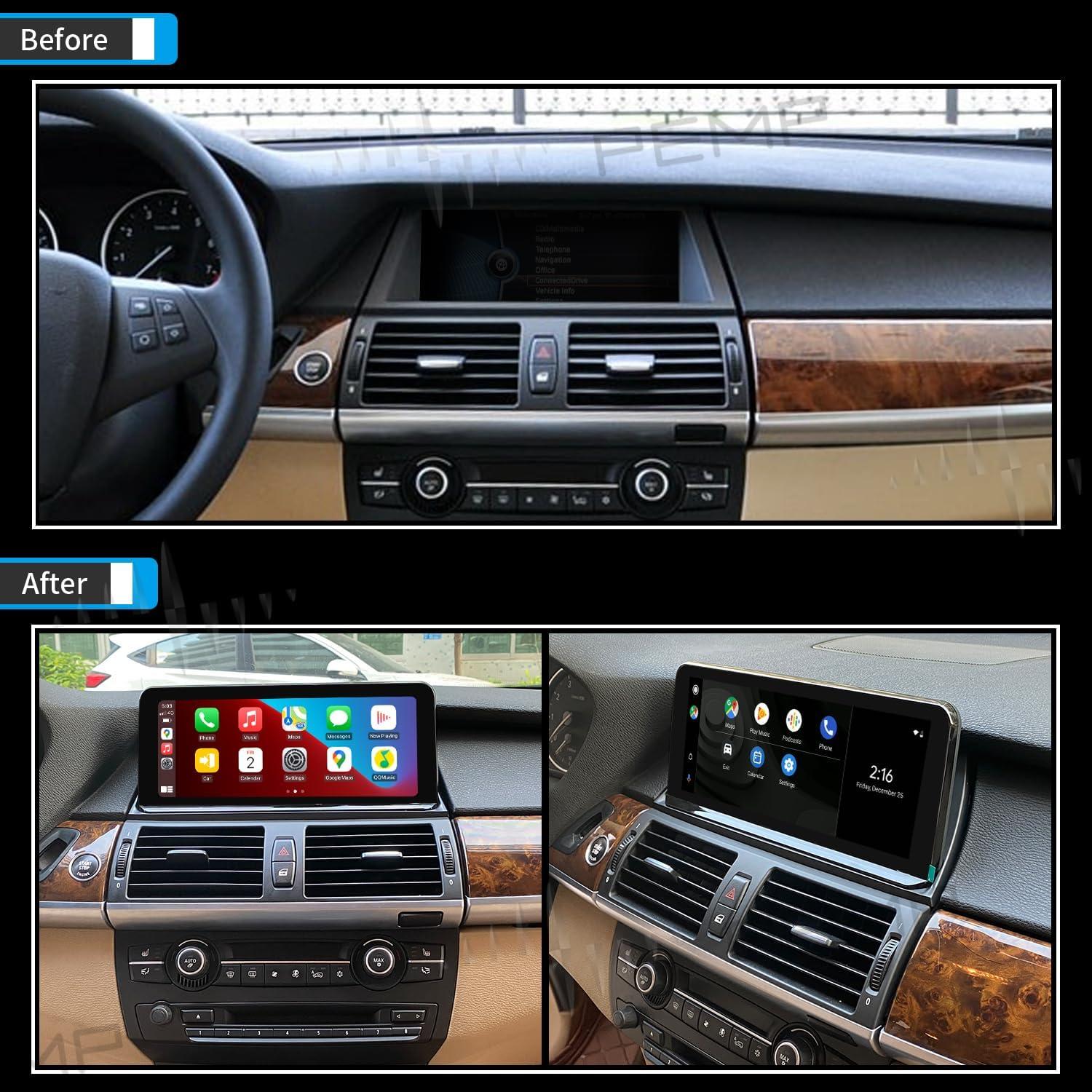 Pantalla Vertical 10.25" ALEX E70 E71 CIC con CarPlay y Android Auto