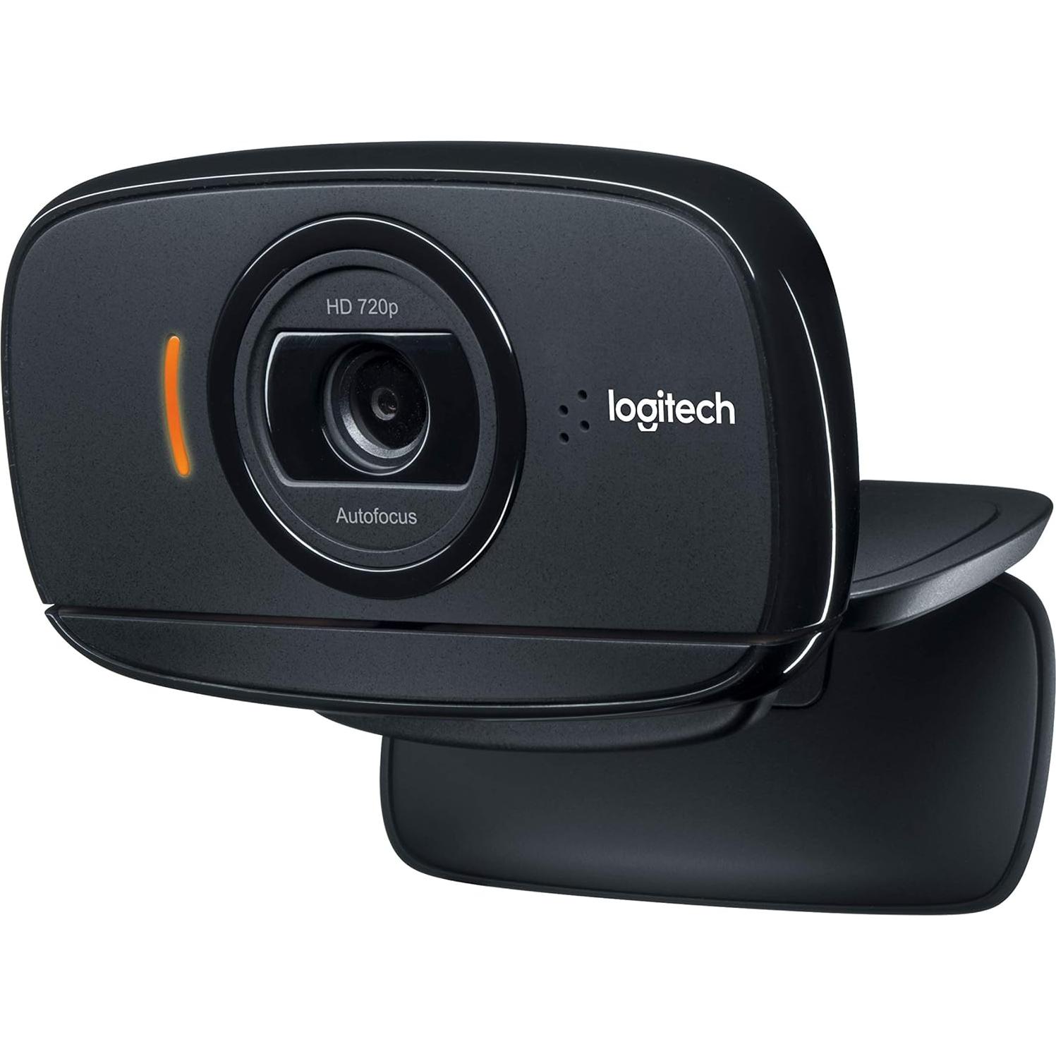 Cámara Web Logitech B525 HD 720P Plegable y Rotativa