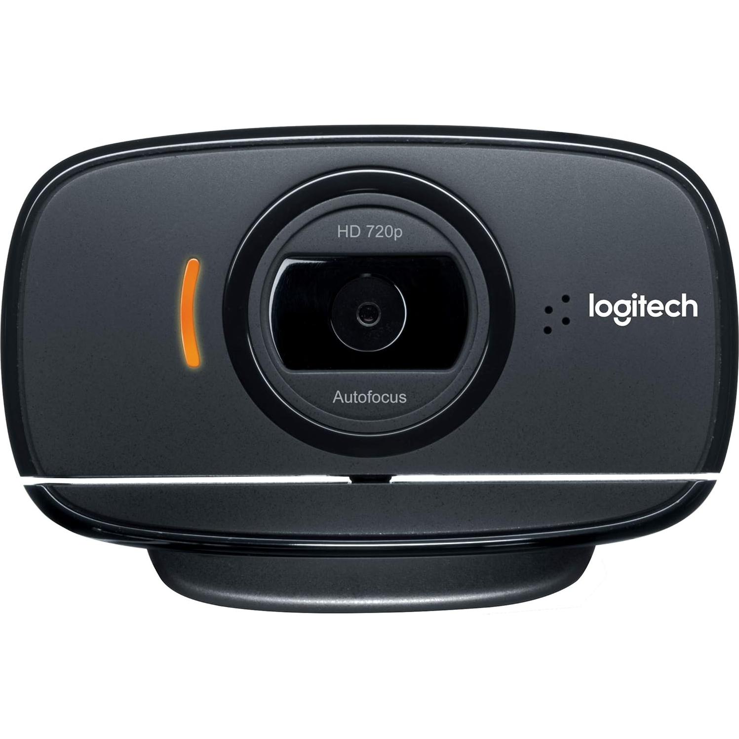 Cámara Web Logitech B525 HD 720P Plegable y Rotativa