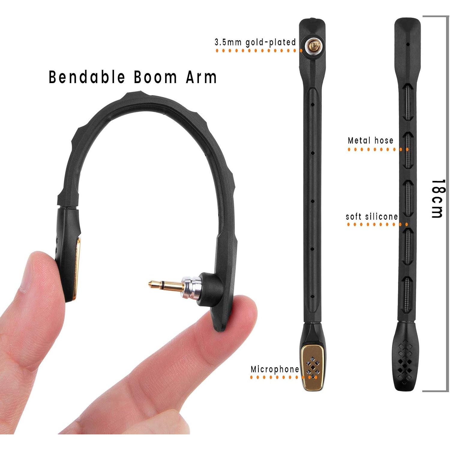 Micrófono Weishan A40 para Auriculares Astro A40 TR 3.5mm Negro