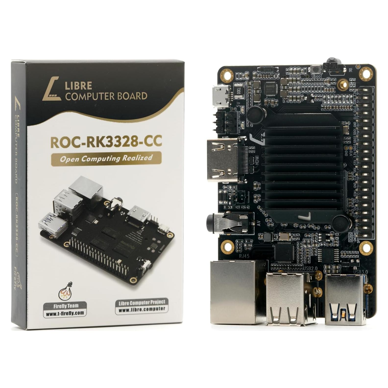 Mini PC Libre Computer Renegade ARM 4GB ROC-RK3328-CC
