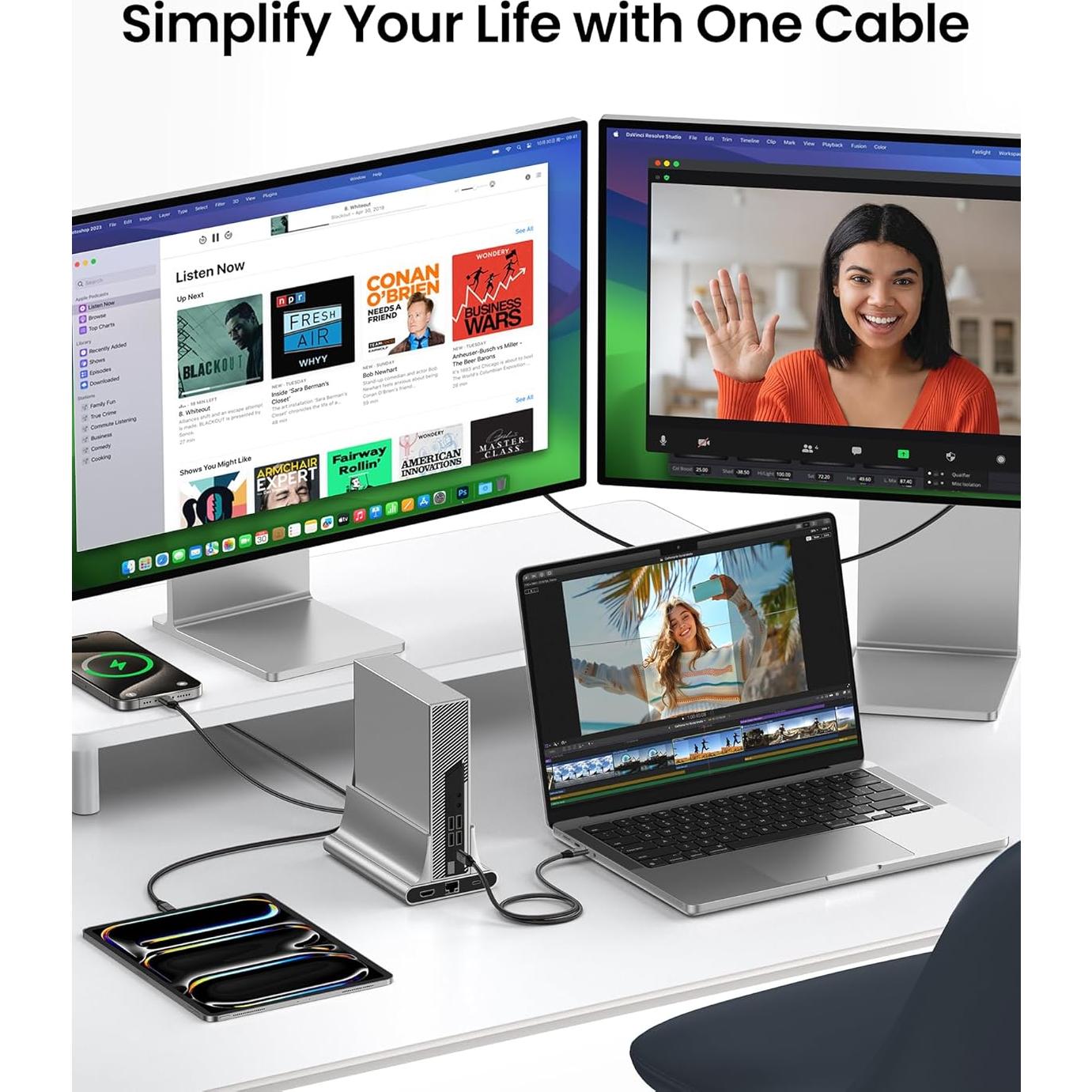 Cable USB 4 Silkland Thunderbolt 4 0.30m 40Gbps 240W 8K