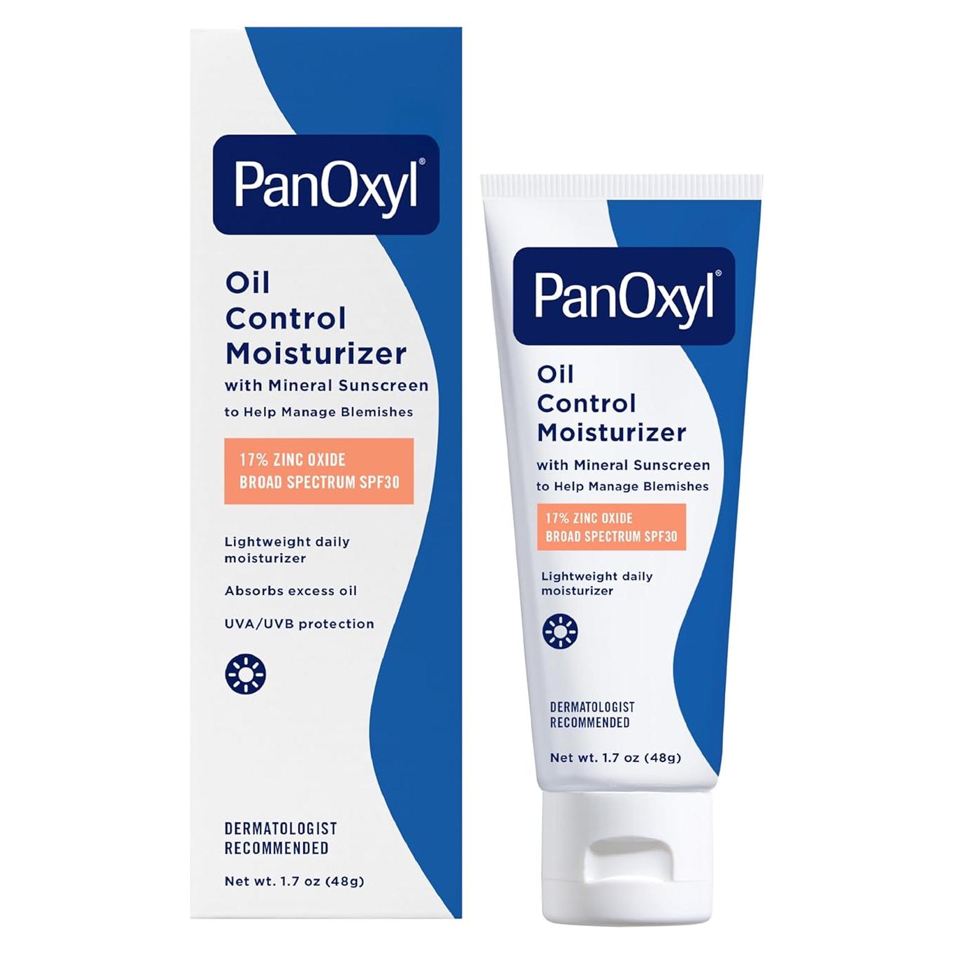 Hidratante Control de Aceite PanOxyl AM SPF30 50ml Piel Grasa
