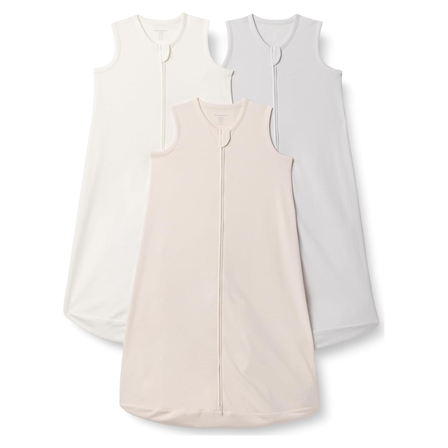 Saco de Sueño Algodón Amazon Essentials 0-6 Meses 3 Piezas