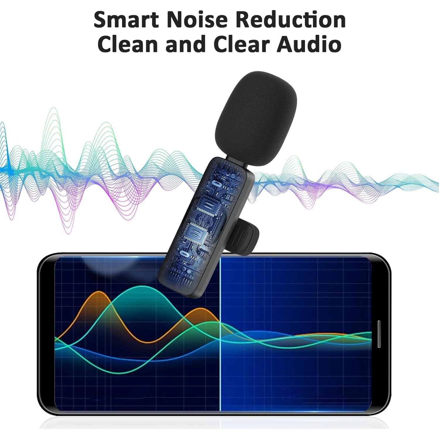 Micrófono Lavalier Inalámbrico MAYBESTA WM150 para iPhone 15