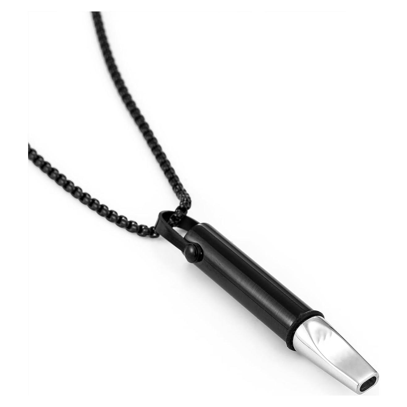 Collar de Respiración Consciente de Acero Inoxidable - Unisex