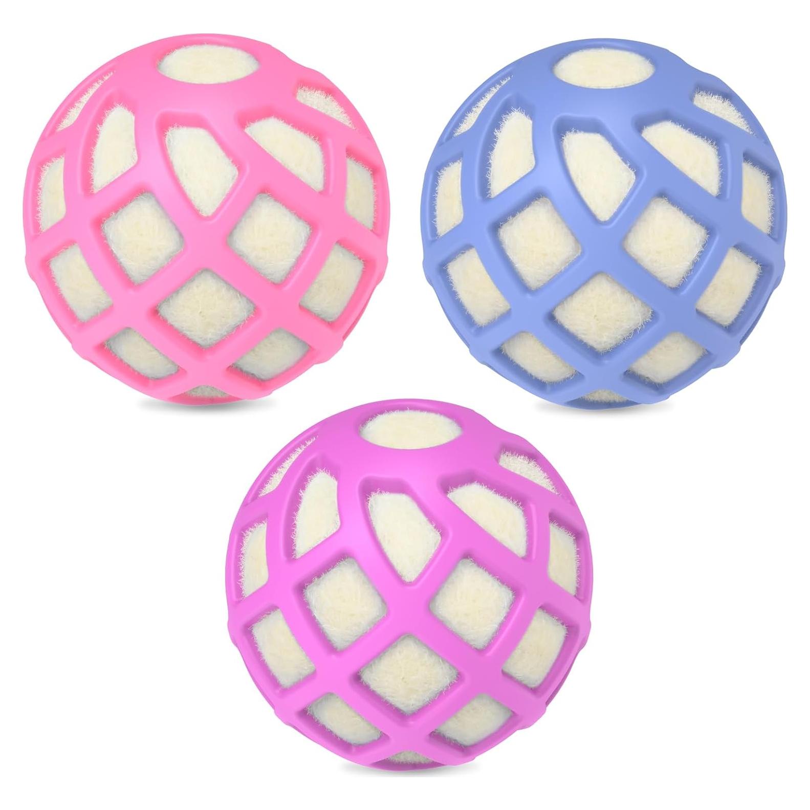 Bolas de Secado EcoNest - Silicona y Lana Natural XL 3" Paquete de 3