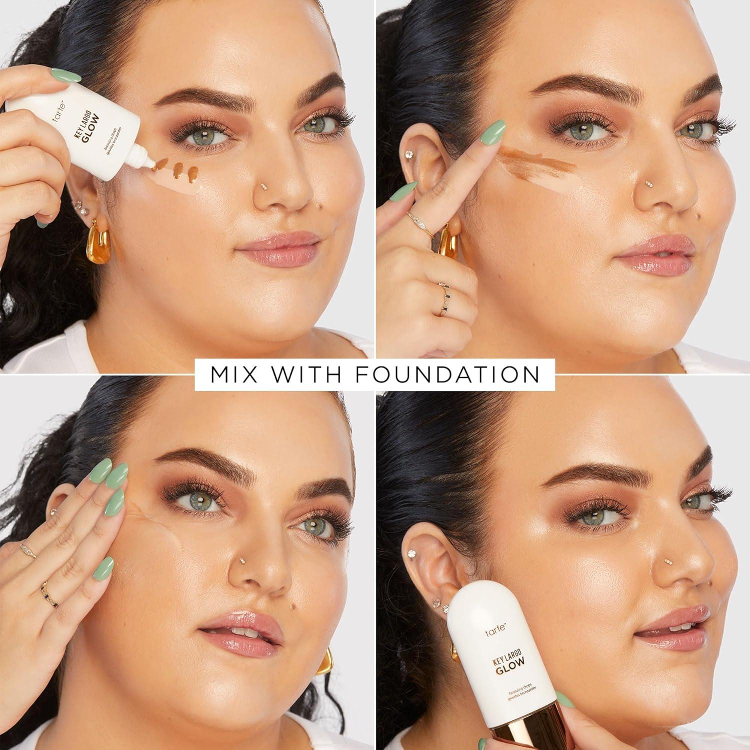 Gotas Bronceadoras Glow Tarte Key Largo - Bronceador Líquido con Escualano y Vitamina E