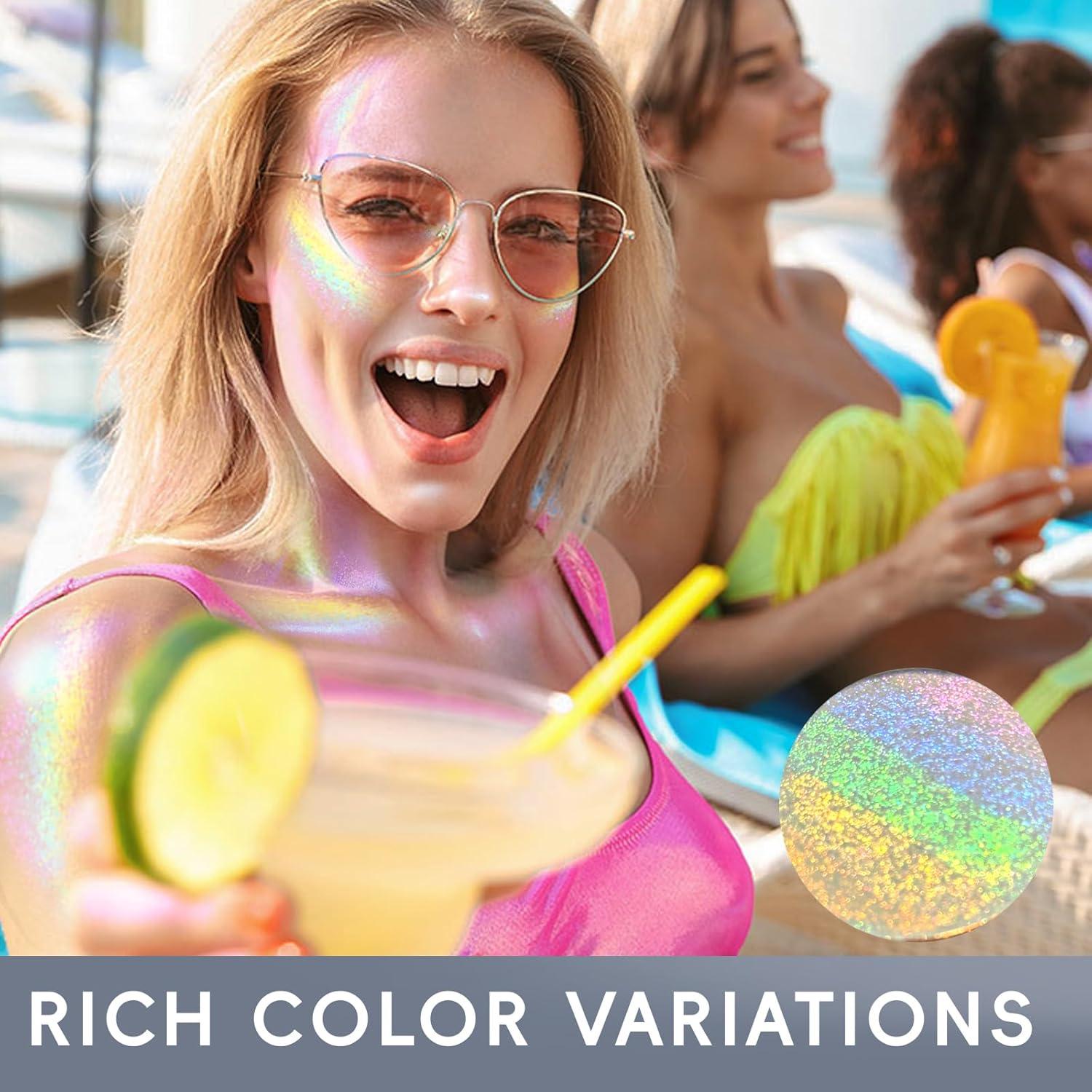 Paleta de Iluminador Chameleon 5 Colores - Maquillaje Brillante